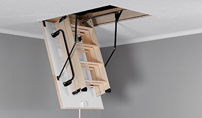 Aurora Thermo Folding Timber Loft Ladder