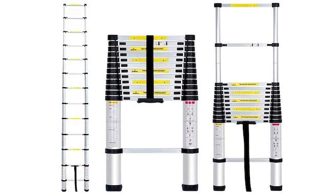 Finether 3.8M Aluminium Telescopic Loft Ladder