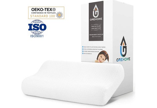 GREHOME Memory Foam Pillow Best