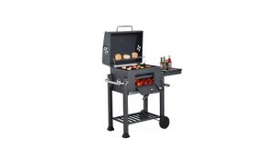HomeZone® Large Premium BBQ Charcoal Smoker