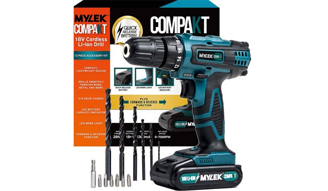 MYLEK MY18VCB 18V Cordless Drill Driver