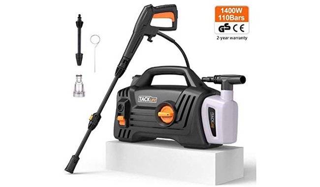 TACKLIFE Pressure Washer, 1400W, Portable High-Pressure Cleaner