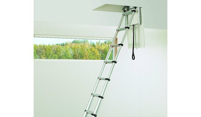 Telesteps Silver Mini Telescopic Loft Ladder