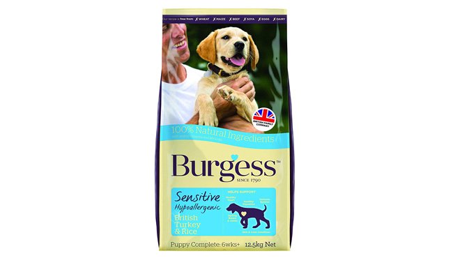 Burgess Sensitive Hypoallergenic Dog Food Puppy