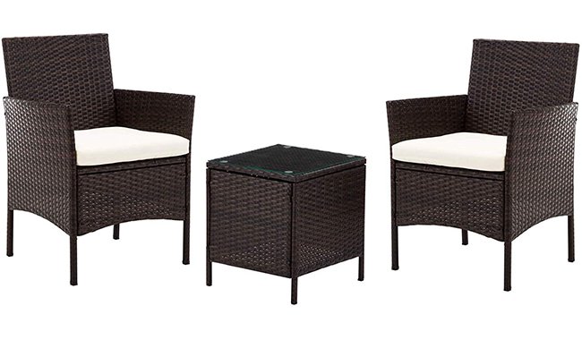 IntimaTe HELSINKI Wicker Rattan Outdoor Garden Furniture