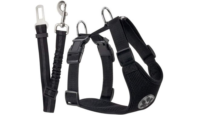 SlowTon Dog Car Harness