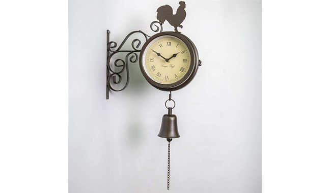 About Time Bracket Mounted Garden Outdoor Clock About Time Bracket Mounted Garden Outdoor Clock
