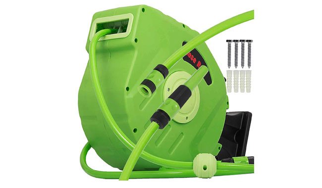 FlowerW Retractable Hose Reel FlowerW Retractable Hose Reel