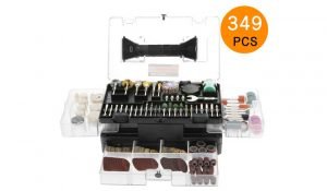 Meterk 349pcs Multi-Functional Rotary Tool Kit