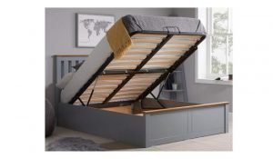 happybeds Grey Ottoman