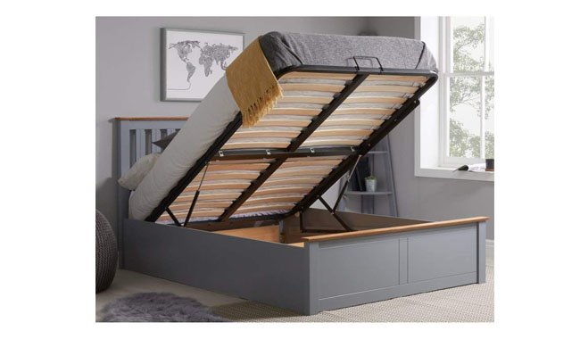 happybeds Grey Ottoman happybeds Grey Ottoman