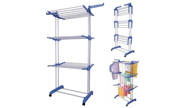 MultiWare 3-Rack 2-Wings Clothes Airer MultiWare 3-Rack 2-Wings Clothes Airer