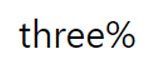 Three Percent Ltd