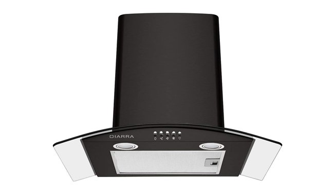 CIARRA CBCB6506B Curved Glass Cooker Hood