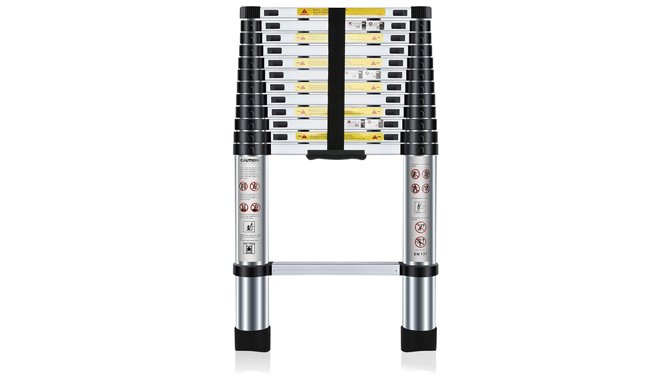 Nestling Multi-Purpose Folding Extensionable Telescopic Aluminium Ladder