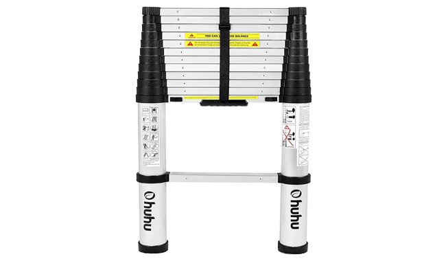 Ohuhu Aluminum Telescopic Extension Ladder