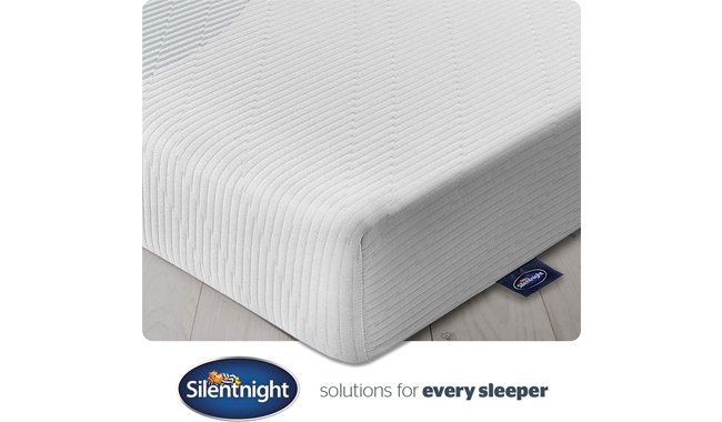 Silentnight 3 Zone Memory Foam Rolled Mattress Silentnight 3 Zone Memory Foam Rolled Mattress