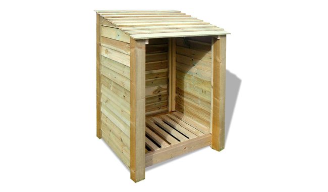 Burley Wooden Log Store