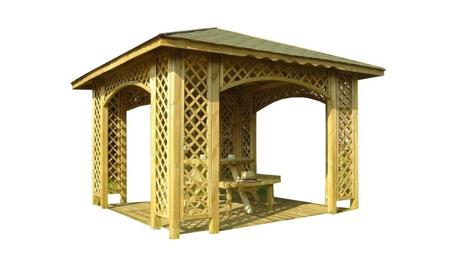 Checo Wooden Pavilion Gazebo Checo Wooden Pavilion Gazebo