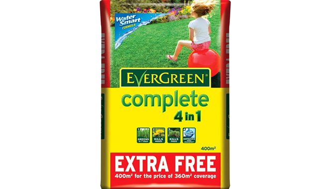 Evergreen 4 in 1 Moss and Weed Killer from Scotts Miracle-Gro