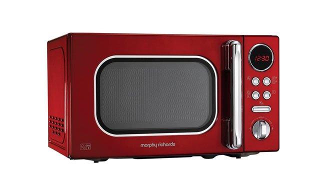 Morphy Richards 511502 Red Accent Microwave Morphy Richards 511502 Red Accent Microwave